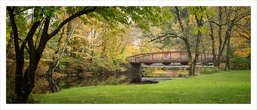 "Red Bridge - Autumn"