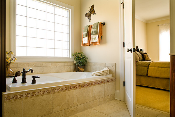 Bath and Bedroom of a private home