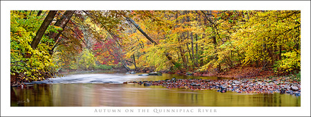 "Autumn on The Quinnipiac River". A palette of Autumn colors as the Quinni flows through the South Meriden area along the banks of the linear trail. Truly a hidden gem in Meriden.
